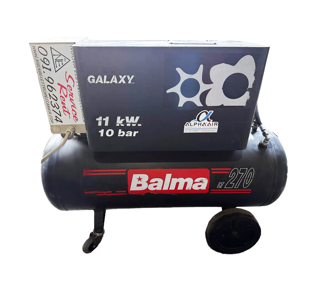 Compressore a vite Balma 270 LT 11 kw